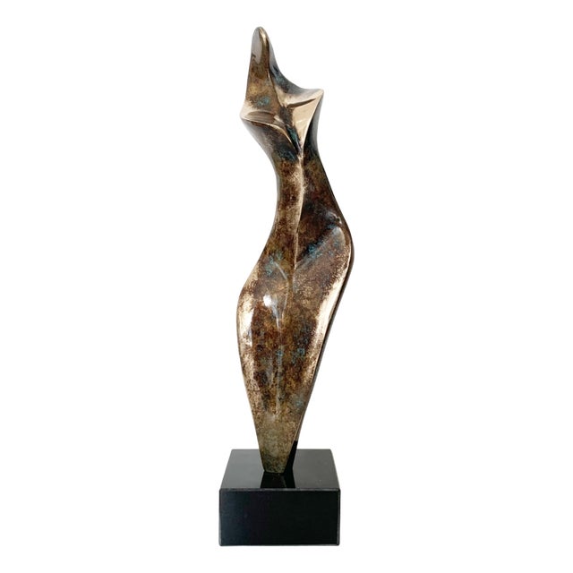 Stanislaw Wysocki, A Lady 5, Bronze Sculpture, 2006 For Sale