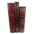 Vintage Easton Press Genuine Leather Classics, Burgundy & Gold Gilt, Set of 3 For Sale