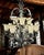 Mid 20th Century French Art Deco 9-Light Hand-Forged Wrought Iron Acanthus Chandelier For Sale - Image 12 of 18