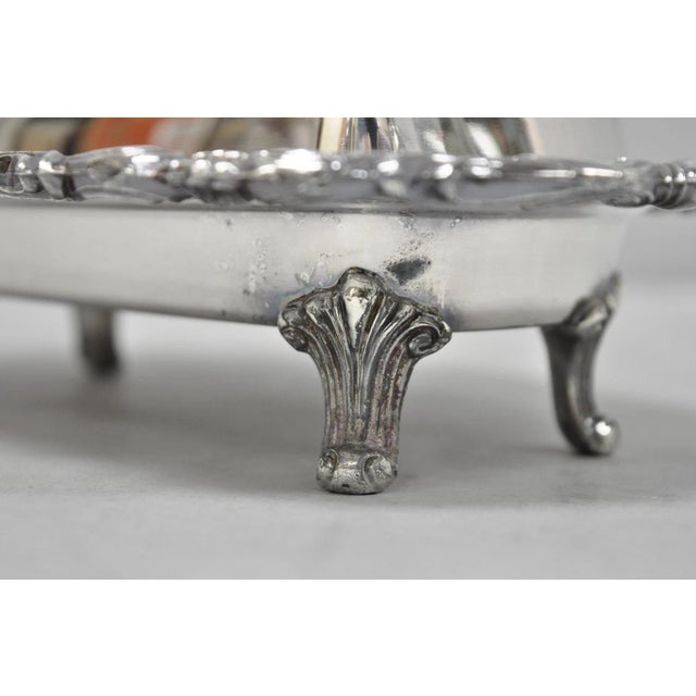 Metal Vintage Fb Rogers 1959 Victorian Silver Plated Footed Covered Butter Dish For Sale - Image 7 of 14
