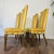 Designer 1970s Velvet Striped High Back Chairs For Sale - Image 12 of 15