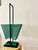 Vintage Green and Black Metal Umbrella Stand, 1950s For Sale - Image 6 of 12