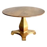 Vintage Boho Center Hall Table After Biedermeier For Sale