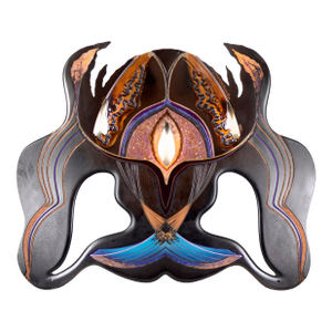 1980s Scarab Totem Abstract New Age Surreal Sculpture by Mickey Kane
