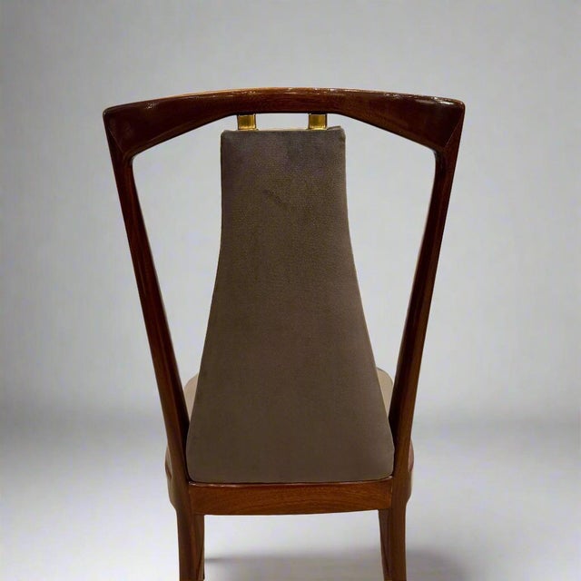 Mid-20th Century Set of Six Dining Chairs by Osvaldo Borsani For Sale - Image 18 of 18