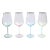 VIETRI Rainbow Assorted Wine Glasses - Set of 4 For Sale