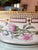White 1960s Flora Danica Bowl by Royal Copenhagen // Malva Moschata L. // Exquisite Hand-Painted Fine China For Sale - Image 8 of 12