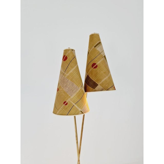 Vintage Brass Floor Lamp from MCM, 1950s For Sale - Image 3 of 11