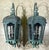 Pair of Vintage Large Solid Brass Outdoor Wall Lanterns For Sale - Image 14 of 17
