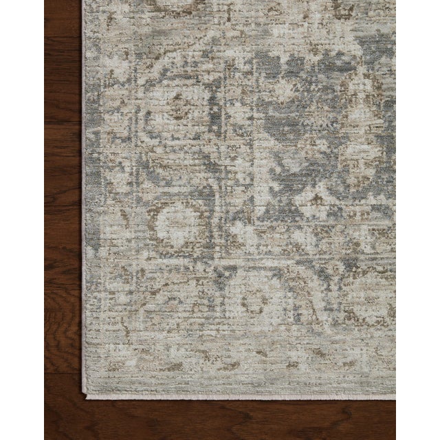 2020s Amber Lewis x Loloi Honora Slate / Beige 9'-6" x 13' Area Rug For Sale - Image 5 of 7