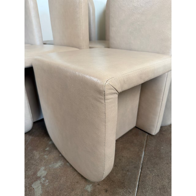 Modern Leather Dining Chairs by Cuff Studio For Sale In Los Angeles - Image 6 of 18