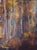 Kebler Pass Aspen, After Rain by Bruce A Gómez | Pastel Painting of aspen trees after rain For Sale