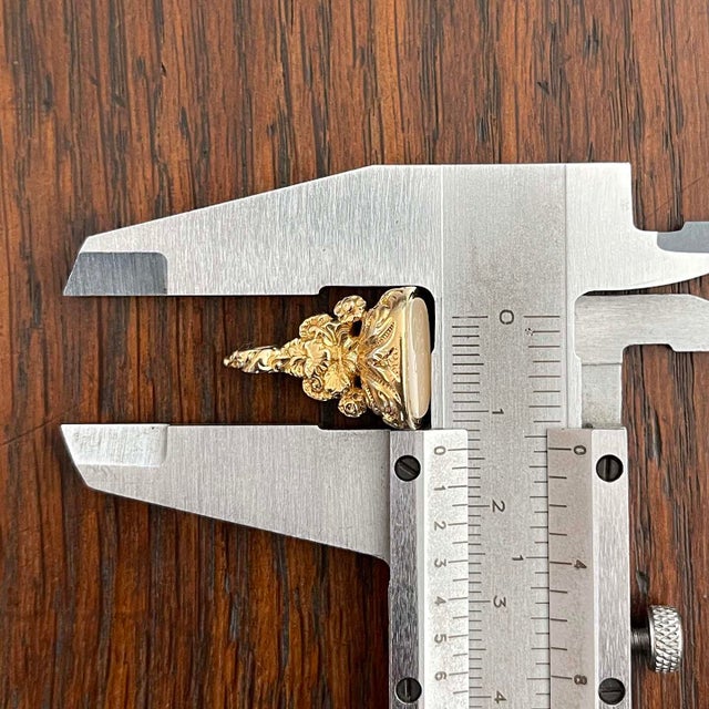 Antique Intaglio Chalcedony Fob "Kate" Pendant For Sale - Image 9 of 9