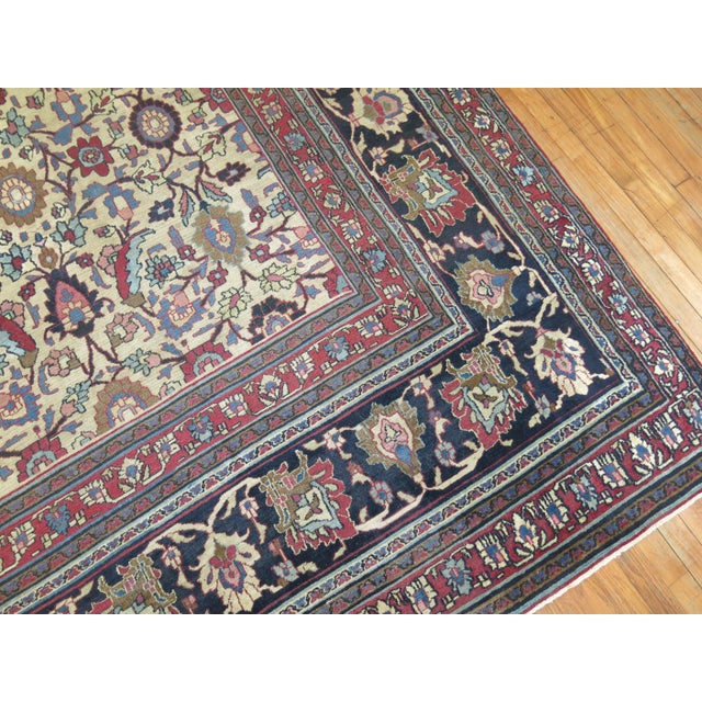 Late 19th Century Late 19th Century Antique Persian Doroksh Carpet - 10'5" x 13'5" For Sale - Image 5 of 18