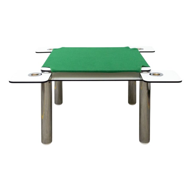 Poker Table by Zanotta, 1960s For Sale