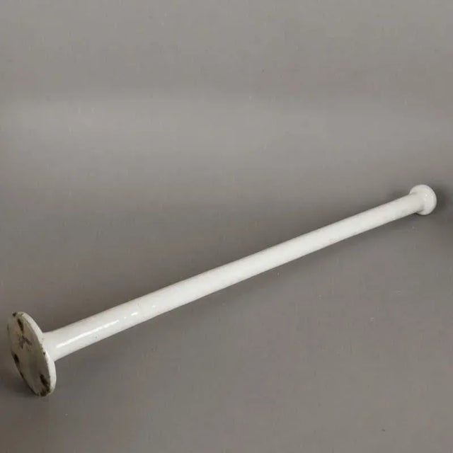 Art Deco Enameled Towel Rack, 1930s For Sale - Image 4 of 8