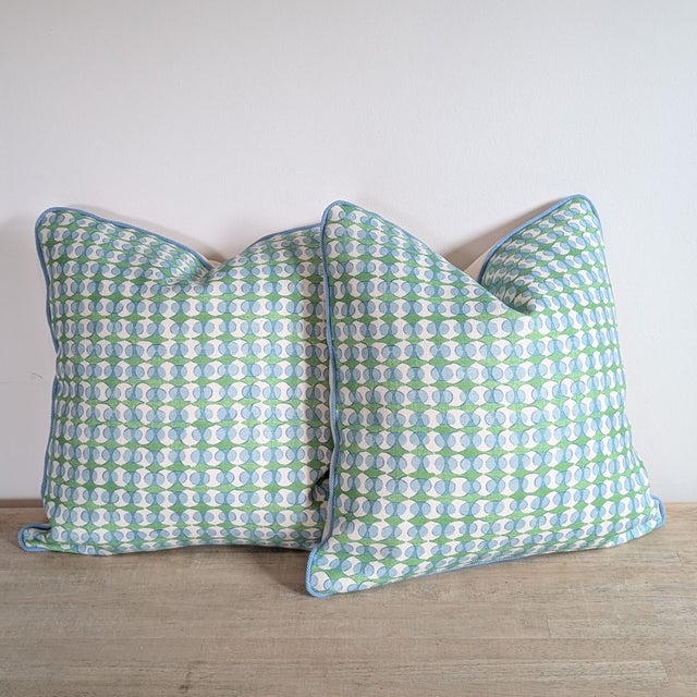 Galbraith & Paul Ovals Pillows In For Sale - Image 4 of 6