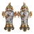 Monumental Chinese Cloisonné Vase | Gilt Bronze Dragon Handles & Dove Motif For Sale