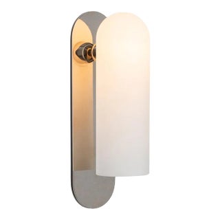 Odyssey Wall Sconce Large Polished Nickel For Sale