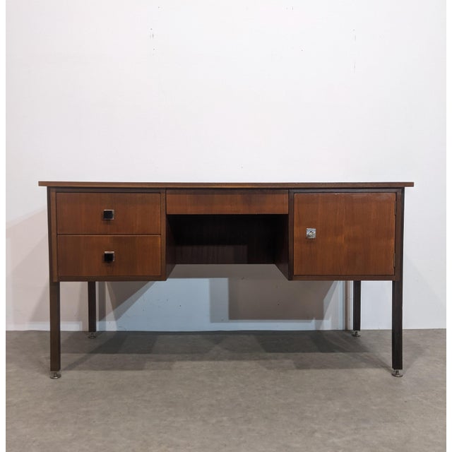 1960s Vintage Double-Sided Desk from Combineurop, 1960s For Sale - Image 5 of 10