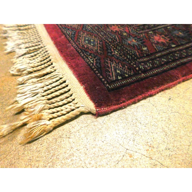 1980s Vintage Handmade Wool Pile Rug. 3'2"x 4'10" For Sale - Image 5 of 13