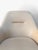 Pair of Adam Court Leather Lounge Chairs | Cream Leather on Dark Walnut Frames | Modern Designer Armchairs For Sale - Image 10 of 13