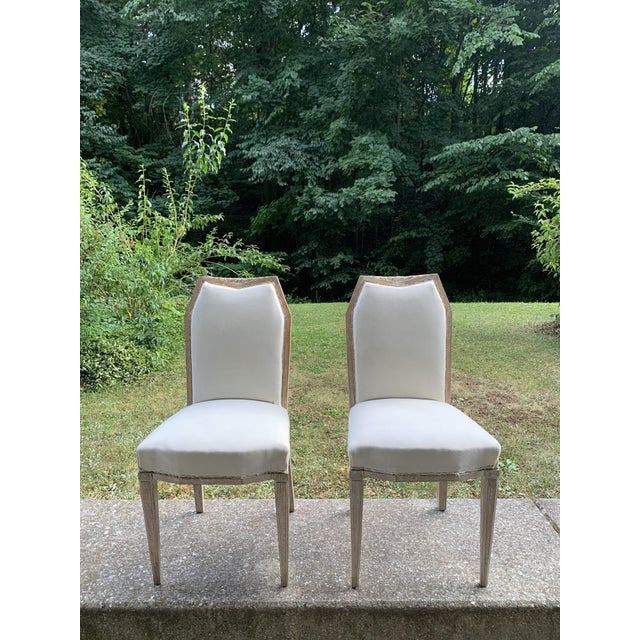 White Art Deco Set in the style of Maison Dominique, 1920s, Set of 3 For Sale - Image 8 of 18