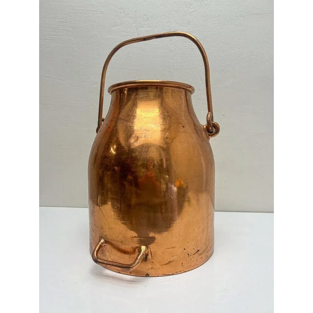 1950s Vintage Danish Copper Milk Churn Cooler, 1950s For Sale - Image 5 of 11