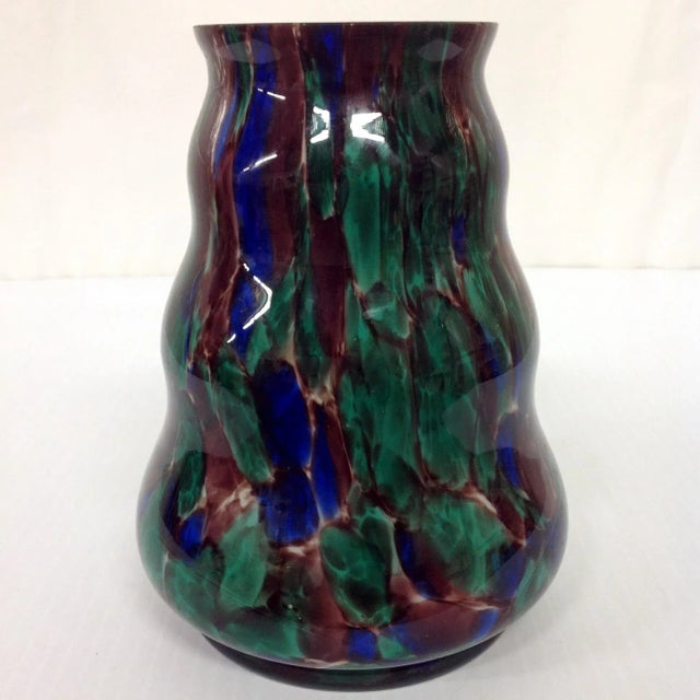 Kralik Austria cased spatter glass vase. We ALWAYS accept reasonable offers. Before it's gone forever...MAKE AN OFFER .
