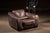 c. 1980s/1990s; Incanto Divani - Altamura, Apulia, Italy Oversized leather club chair upholstered in rich dark brown...