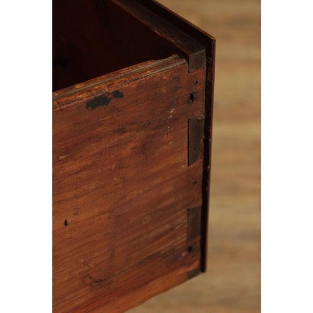 Antique American Chippendale Period Cherry Tall Chest Of Drawers For Sale - Image 4 of 18