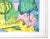 Image dimensions: 40 x 60 cm. The colorful landscape is a beautiful color lithograph on paper, realized by the American...