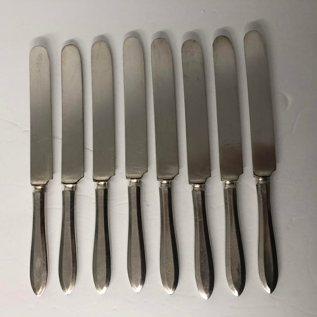 Antique Community Silver Plated Dinner Knives S/8 Chairish