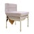 Metal Seraphine Dining Chair with Fringes Handmade by Ottiu For Sale - Image 7 of 13