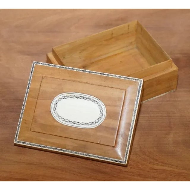 Brown Vintage Burr Walnut Sewing Storage, 1930s, Set of 3 For Sale - Image 8 of 13