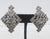 Modern Rhinestone Clip-on Earrings by La Rea For Sale - Image 3 of 5