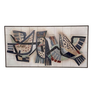 Modern Ceramic Wall Panel by Sinclair for Belform, 1950 For Sale