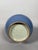 Chinese porcelain bottle vase, Qianlong period (1736-1795). Early 18th century , circa 1750. Monochrome blue glaze....