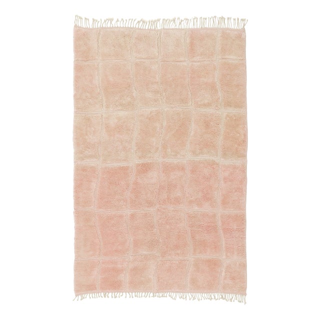 Hand-Knotted Wool Rug by Azele Studio For Sale