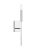 The Brianna one light wall sconce by Ellen DeGeneres in Polished Nickel offers shadow-free lighting in your powder room,...