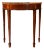 Small Mahogany Banded Console For Sale