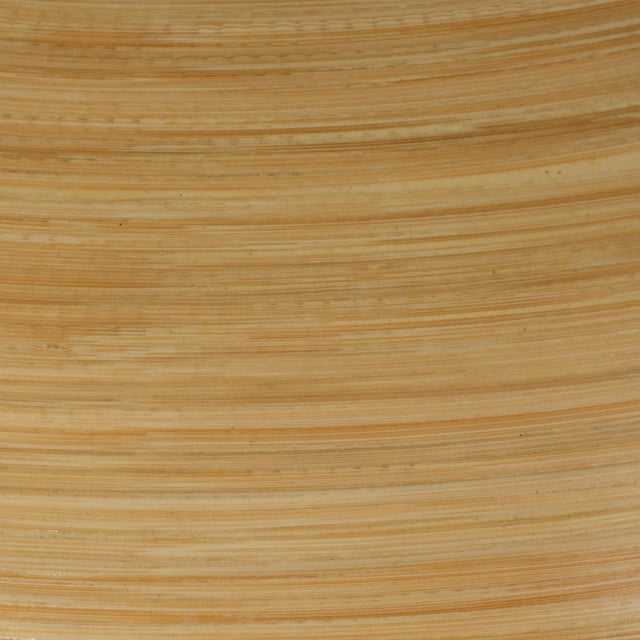 Spun Pendant, Small Natural Bamboo Ideal for displaying in multiples above a breakfast nook or kitchen island, these...