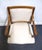 Brown High End Vintage Solid Cherry Italian Neoclassical Tuscan Style 24" Accent Arm Chair For Sale - Image 8 of 9