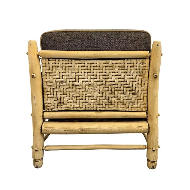 Wood Early 20th Century Rustic Armchair For Sale - Image 7 of 11