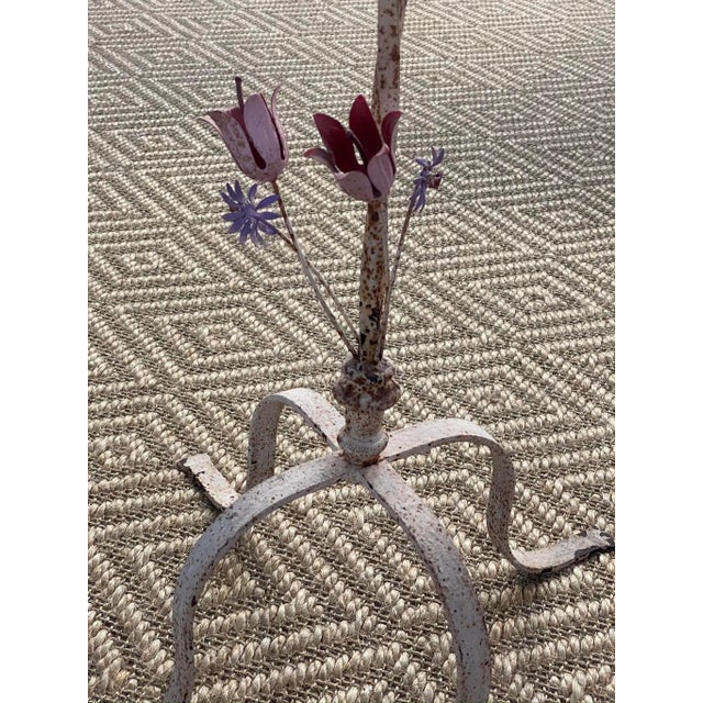 Metal 1980s Painted Métal Side Table For Sale - Image 7 of 13