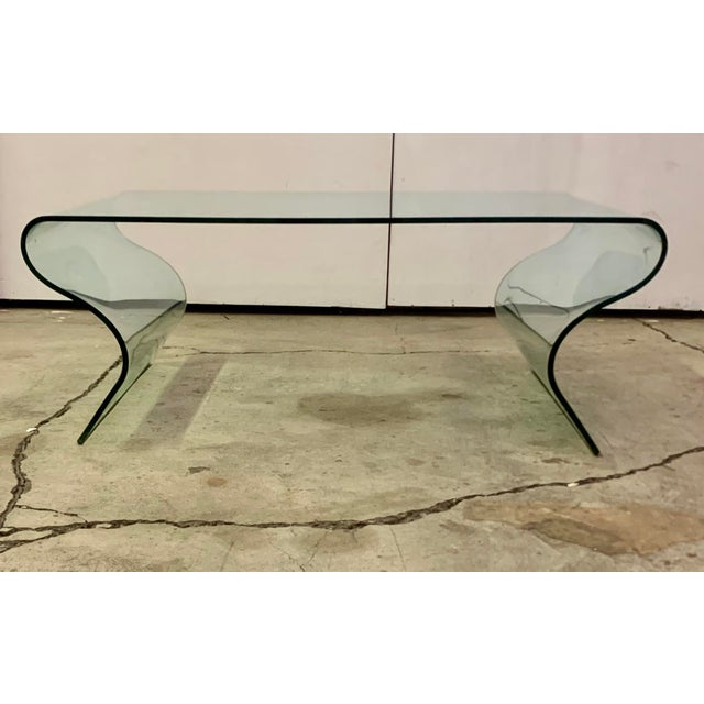1970s Fiam Italia Fiam Italia Charlotte Glass Table For Sale - Image 9 of 12
