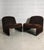 Velvet Alky Lounge Chairs by G.Piretti for A.Castelli, 1970s, Set of 2 For Sale - Image 9 of 16