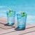 Contemporary Filante Tumbler (Set of 6) - Aquamarine For Sale - Image 3 of 4