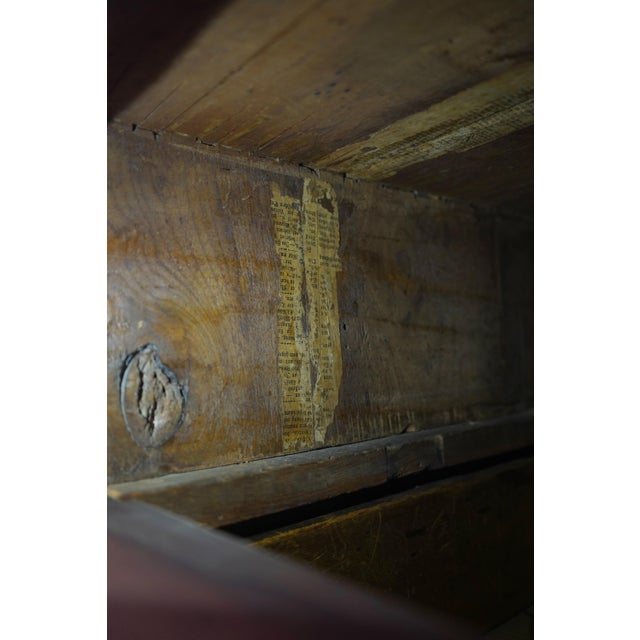 19th C. American Made Cherry Wood Chest of Drawers For Sale - Image 16 of 16