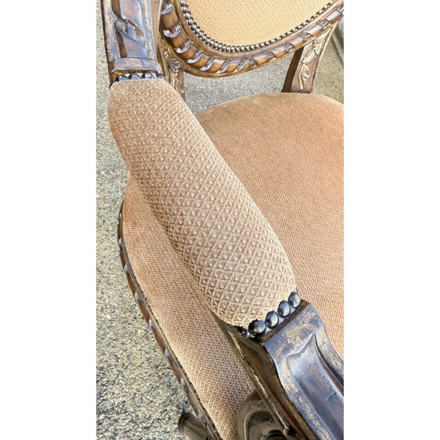 Set of 8 Marge Carson Louis XVI Style Dining Chairs For Sale - Image 15 of 17